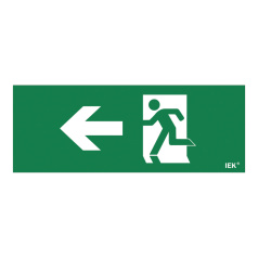 Самоклеящаяся этикетка IEK 240х90 мм, Фигура/стрелка влево [LPC10-1-24-09-FNAL]