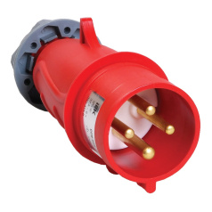 Вилка переносная IEK MAGNUM ССИ-024 32А-6ч/380-415В 3P+PE IP44 [PSN02-032-4]
