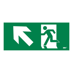 Самоклеящаяся этикетка IEK 330х140 мм, Фигура/стрелка вверх влево [LPC10-1-33-14-FVVNAL]