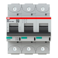 Автоматический выключатель ABB S803P-C80 3P (замена для 2CCS883001R0804) [2CCG001232R0001]