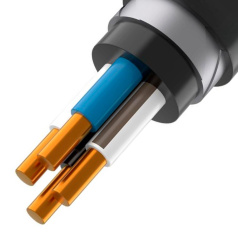 Кабель силовой медный ВБШвнг(А)-LS TOKOV ELECTRIC, 4х2.5 мм², ОК (N), 660 В [УТ000030862]