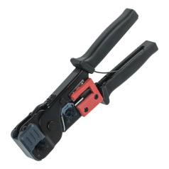 Инструмент обжимной ITK RJ-45/12/11 без храпового механизма [TM1-B10V]