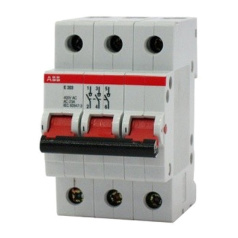 Рубильник ABB 3п E203r 80А рычаг красный [2CDE283001R0080]