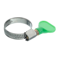 Хомут червячный Rexant 40-60-0.7 мм, с ключом W [07-0640-1]