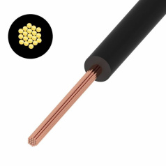 Провод ПуГВ (ПВ-3) Rexant 0.5 мм², черный [01-8615-5]