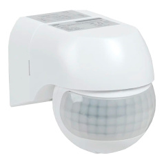 Датчик движения IEK ДД 015, 800 Вт, 180°, 12 м, белый, IP44 [LDD10-015-800-001]