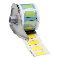 Термоусадочная трубка Brady M71-375-1-342YL полиолефин, 25.78 х 16.38 мм, желтая [brd114979]