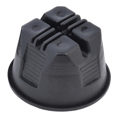 Держатель круглого проводника для плоской кровли IEK, 8 мм, пластик с бетоном [ZDP80-70-6-08]