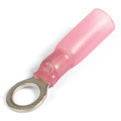 Наконечник кольцевой изолированный КВТ НКИ-Т 1.5-6 с термоусаживаемой манжетой [66623]