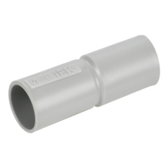 Муфта труба-труба IEK ELASTA GI20G, серая [CTA10D-GIG20-K41-100]
