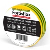 Изолента ПВХ Fortisflex 19х0.13x20, желто-зеленая [90824]