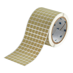 Этикетки Brady THT-38-724-10 полиимид, 9.53 х 9.53 мм, зеленовато-янтарные, 10000 шт [brd139871]