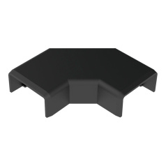 Поворот 90° Kopos LHD 20X10, 8923 (FB), черный