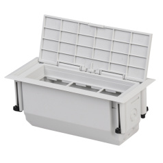 Лючок напольный IEK PRIMER ONFLOOR 6 mini L [KNU-06-PCL]