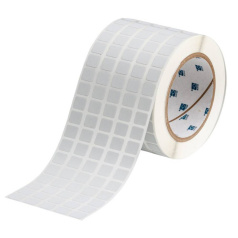 Этикетки Brady THT-12-428-10 полиэстер, 12.7 х 11.1 мм, серебристые матовые, 10000 шт [brd30125]