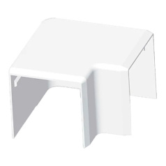 Поворот 90° Kopos LHD 40X40, 8643 (HB), белый