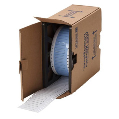 Термоусадочный маркер Brady PS-094-150-WT, 38.1 х 4.6 мм, белые, 2500 шт [brd32612]