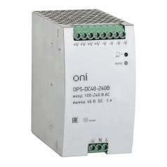 Блок питания OPS ONI 220В AC/48В DC 240Вт [OPS-DC48-240B]