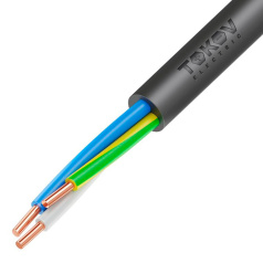 Кабель силовой медный ППГнг(А)-HF TOKOV ELECTRIC, 3х10 мм², ОК (N PE), 1 кВ [ТХМ00416251]