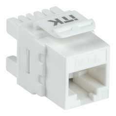 Модуль Keystone Jack ITK, категория 6 UTP 110 IDC 180° [CS1-1C06U-12]