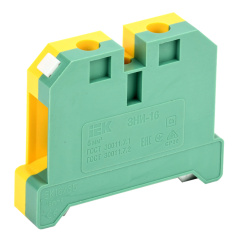 Зажим наборный IEK ЗНИ-16PEN 16 мм², заземление, желто-зеленый [YZN20-016-K52]