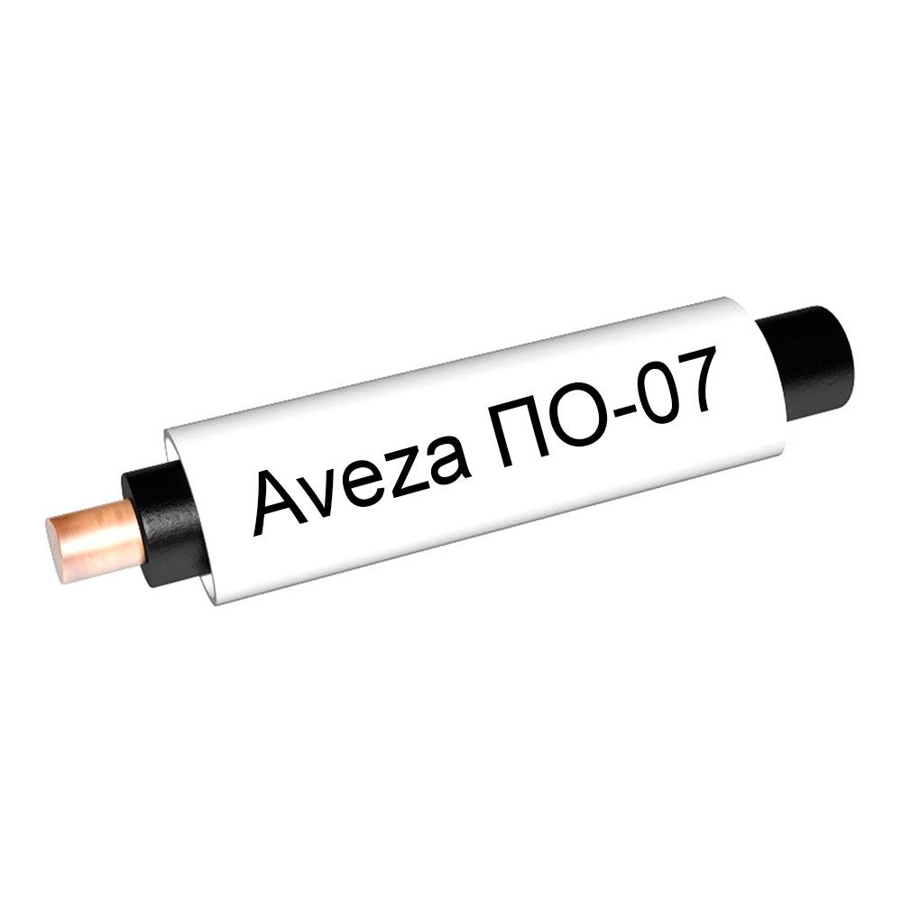Профиль овальный Aveza ПО-07 на провод 4.0 мм², белый, 100 м