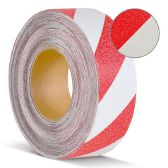 Противоскользящая лента красно-белая, 50 мм х 18.3 м