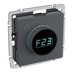 Термостат электронный ТС10-1-БрМ IEK «BRITE» с индикатором, маренго [BR-RT11-K35]