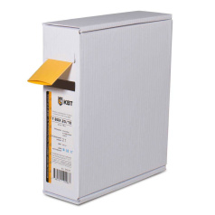 Термоусадочная трубка КВТ Т-BOX-16/8 желтая, в евро-боксах по 10 метров [65630]