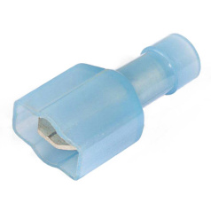 Разъем плоский полностью изолированный «папа» КВТ РПИ-П(н) 2.5-(6.3) в нейлоновом корпусе [56747]