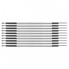 Клипсы для проводов Brady SCN-05-2 диаметр 1.4-1.8 мм легенда "2", белые, 300 шт [brd133052]