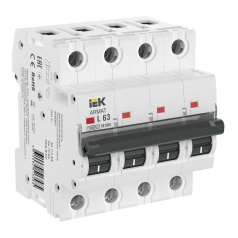 Автоматический выключатель IEK ARMAT M10N 4P L 63А [AR-M10N-4-L063]
