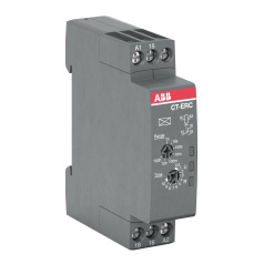 Реле времени ABB CT-ERC.12 компактное (задержка при включении) 24-48B DC, 24-240B AC [1SVR508100R0000]
