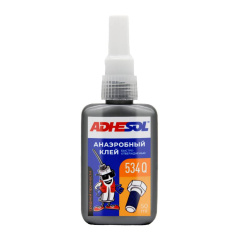 Анаэробный резьбовой клей Adhesol AA 534 Б быстрозастывающий, средней прочности, 50 мл