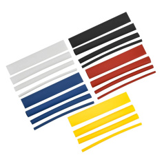 Набор термоусаживаемых трубок IEK ТТУ нг-LS 2/1-4/2-6/3-8/4, 20х8 см [UDRS-D2-D8-10-2]