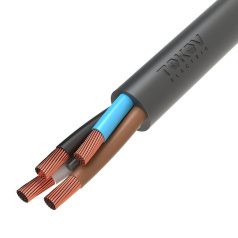 Кабель гибкий медный КГтп-ХЛ TOKOV ELECTRIC, 4х2.5 мм², (N) 380/660-3 [00-00027191]