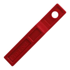 Ключ для тросового блокиратора Brady Pro-Lock, полипропилен, красный [gws225206]