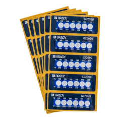 Одноразовые термоэтикетки Brady TIL-6-149C/300F, 56 х 20 мм, 6-уровневая индикация (30 шт) [brd622099]