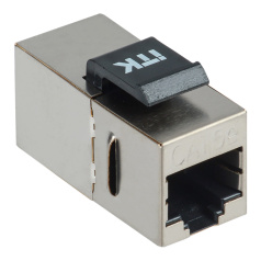 Проходной адаптер ITK категория  5E FTP, RJ45-RJ45, тип Keystone Jack [CS7-1C5EF]
