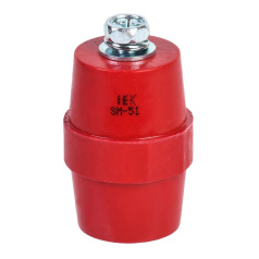 Изолятор IEK SM51, М8, силовой с болтом [YIS11-51-15-B]