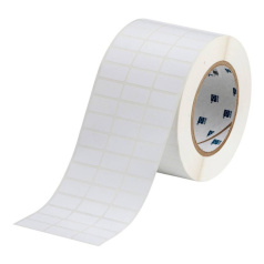 Этикетки Brady THT-5-459-10 полиэстер, 25.4 х 12.7 мм, белые матовые, 10000 шт [brd30290]