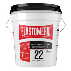 Краска для фасадов домов Elastomeric 22 Long Life, База C прозрачная, 16 л