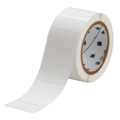 Этикетки Brady THT-17-423-3 полиэстер, 50.8 х 25.4 мм, белые глянцевые, 3000 шт [brd30131]