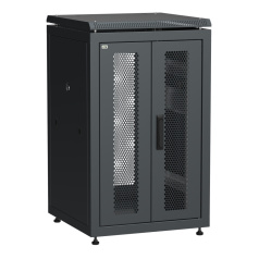 Шкаф сетевой 19" ITK LINEA N 18U 600х600 мм, чёрный [LN05-18U66-2PP]