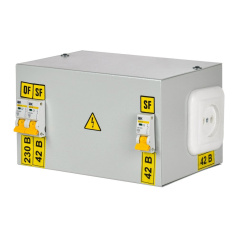 Ящик с понижающим трансформатором IEK ЯТП-0.25, 230/42-3 36, УХЛ4, IP30 [MTT13-042-0250]