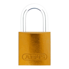 Замки алюминиевые компактные Brady, алюминиевые дужки, 25 мм, Ø 4.7 мм, оранжевые, 6 шт [gws834861]