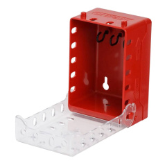 Бокс групповой компактный Brady, пластик, количество отверстий для замков 12, красный [gws149173] 