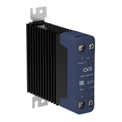 Реле твердотельное SSR1 ONI 15А 4-32В DC 24-480В AC с рад. [SSR1-15DA480-RAD]