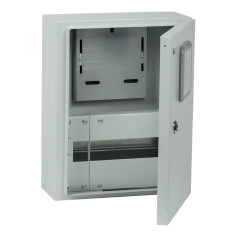 Корпус металлический IEK TITAN ЩУРн-1/12, 395х310х145 мм, IP54, серый [MKM22-N-12-54-ZO]