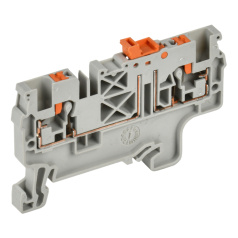 Клеммная колодка измерительная IEK "ARMAFIX" CP-DT, 2.5 мм², серая [YCT25-04-K03-002]